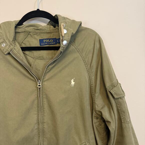 Polo Ralph Lauren Military Jacket Green Large - Picture 3 of 6